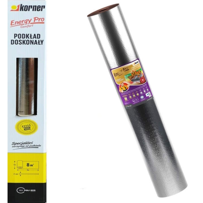 KORNER ENERGY PRO COMFORT 2mm podkład na ogrzewanie 8m2