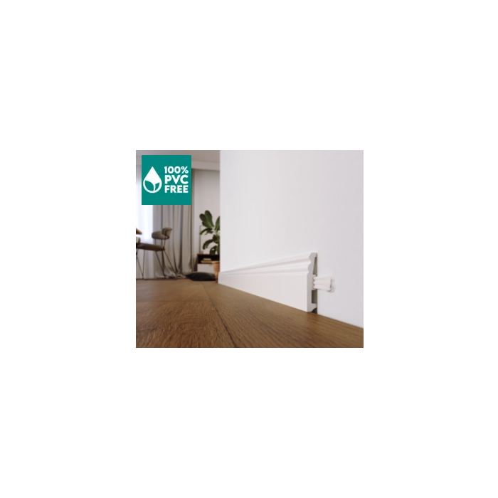 Listwa przypodłogowa Arbiton STIQ XL BIAŁA ST820 1,5x8x220cm
