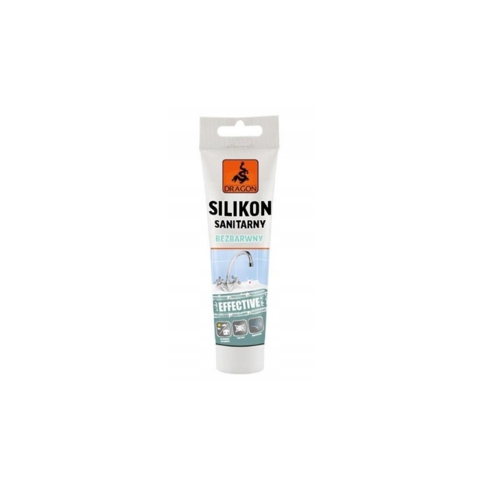 DRAGON Sanitarny silikon bezbarwny w tubce 100ml