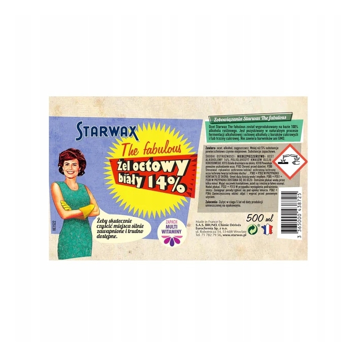 STARWAX THE FABULOUS Żel Octowy 500ml 43872