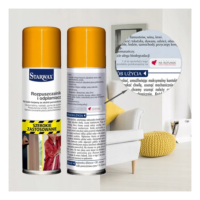 STARWAX ROZPUSZCZALNIK I ODPLAMIACZ 300ML 00001