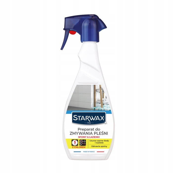 STARWAX ŚRODEK NA PLEŚŃ PŁYN DO PLEŚNI GRZYBA DO FUG 400ML 43666