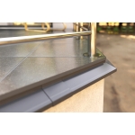Balkonowy profil okapowy OKAP 100 aluminium CEZAR grafit