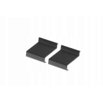 Balkonowy profil okapowy OKAP 100 aluminium CEZAR grafit