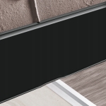 CEZAR MASTERLINE CZARNY MAT 80 mm listwa 80mm 220cm loft nowoczesna