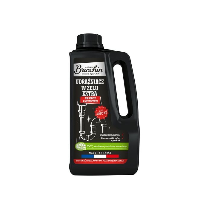 UDRAŻNIACZ W ŻELU EXTRA ŚRODEK DO UDRAŻNIANIA RUR 900 ML BRIOCHIN