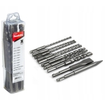 MAKITA D-46361 ZESTAW DŁUT I WIERTEŁ SDS+ 10szt.