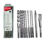 MAKITA D-46361 ZESTAW DŁUT I WIERTEŁ SDS+ 10szt.