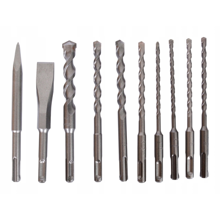 MAKITA D-46361 ZESTAW DŁUT I WIERTEŁ SDS+ 10szt.