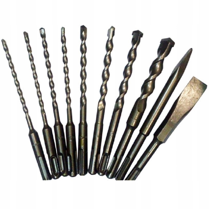 MAKITA D-46361 ZESTAW DŁUT I WIERTEŁ SDS+ 10szt.