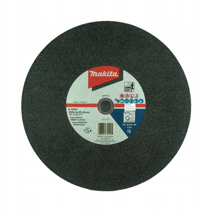 Tarcza tnąca do stali 355 x 25,4mm 5szt. Makita