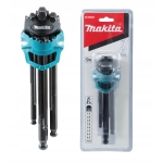 MAKITA B-65894 KLUCZE IMBUSOWE Z KULKĄ 9szt.