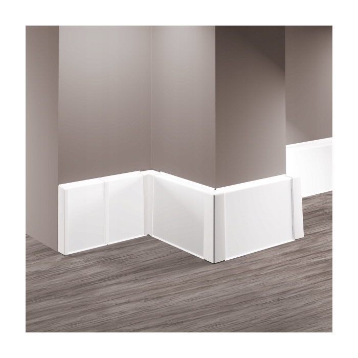 CEZAR MASTERLINE BIAŁY MAT 80 mm listwa 80mm 220cm loft nowoczesna