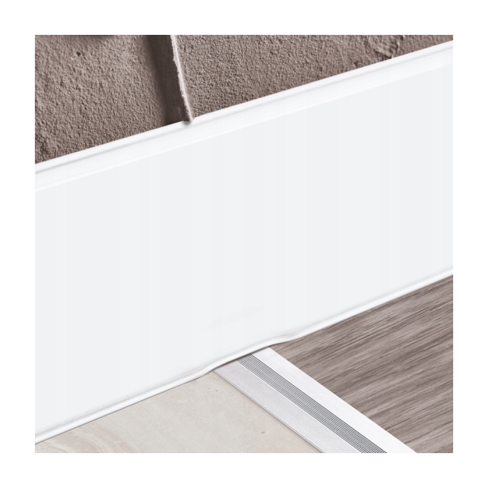 CEZAR MASTERLINE BIAŁY MAT 80 mm listwa 80mm 220cm loft nowoczesna