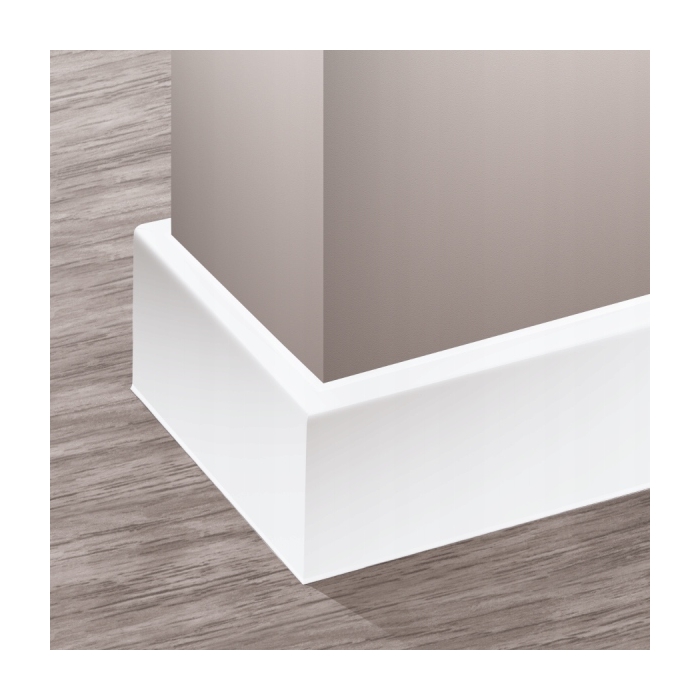 CEZAR MASTERLINE BIAŁY MAT 80 mm listwa 80mm 220cm loft nowoczesna