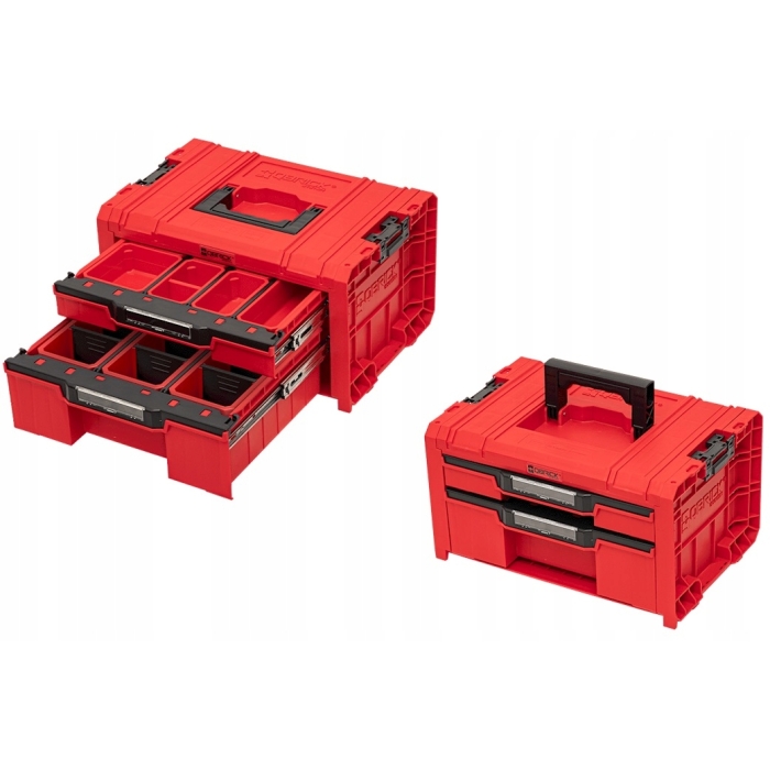 SKRZYNKA PRO Drawer 2 Toolbox EXPERT QBRICK RED #