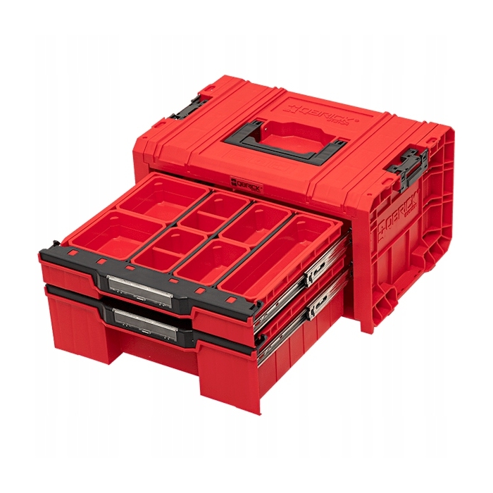 SKRZYNKA PRO Drawer 2 Toolbox EXPERT QBRICK RED #