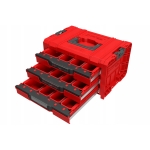 SKRZYNKA PRO Drawer 3 Toolbox Expert QBRICK RED