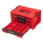 SKRZYNKA PRO Drawer 3 Toolbox Expert QBRICK RED