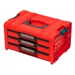 SKRZYNKA PRO Drawer 3 Toolbox Expert QBRICK RED