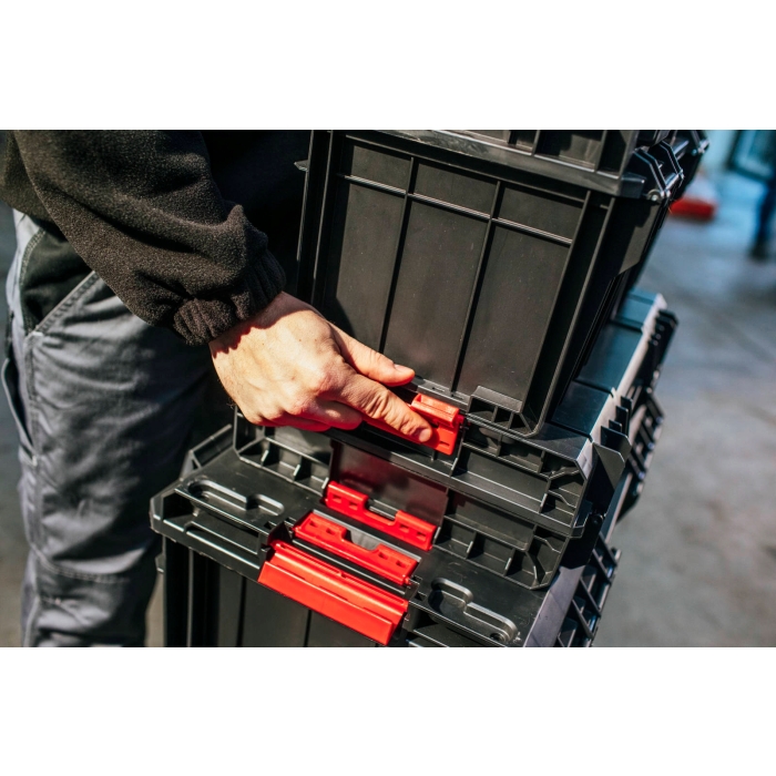 SKRZYNKA PRO Drawer 3 Toolbox Expert QBRICK RED