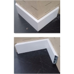 Listwa przypodłogowa VOX VILO 8 cm SEMPLA 702 Czarna 2,4 m komorowa