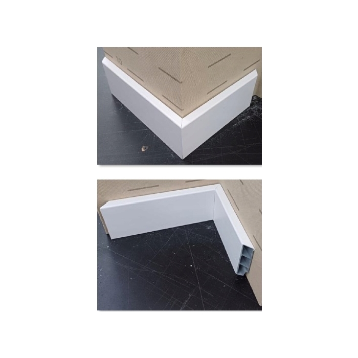 Listwa przypodłogowa VOX VILO 8 cm SEMPLA 702 Czarna 2,4 m komorowa