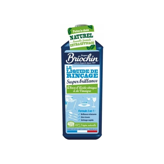 PŁYN NABŁYSZCZAJĄCY DO ZMYWARKI DO NACZYŃ 750 ML BRIOCHIN NATURALNY SKŁAD